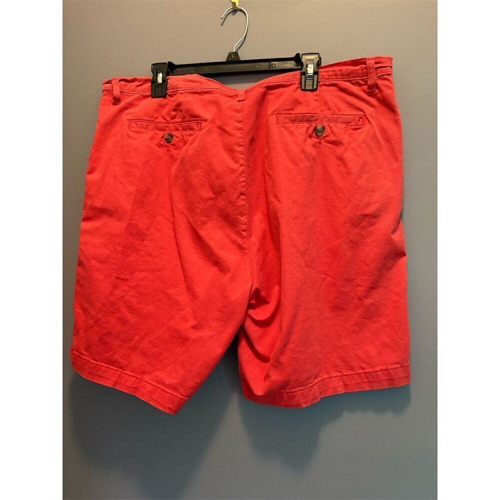 Saddlebred Men's Chino Shorts 42W Reddish Orange Casual Summer Wear - Picture 5 of 10